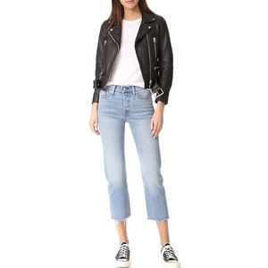 Levi’s Cropped 501 Wedgie fit jeans